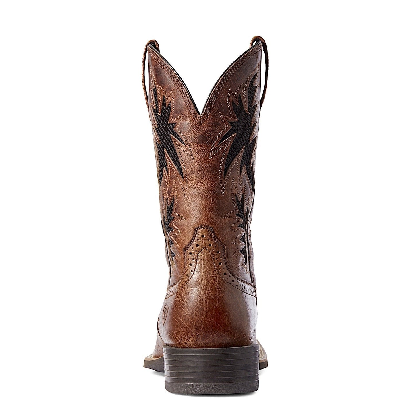 Ariat Men's Sport Cool VentTEK Western Boot - Dark Tan/Two Tone Tan