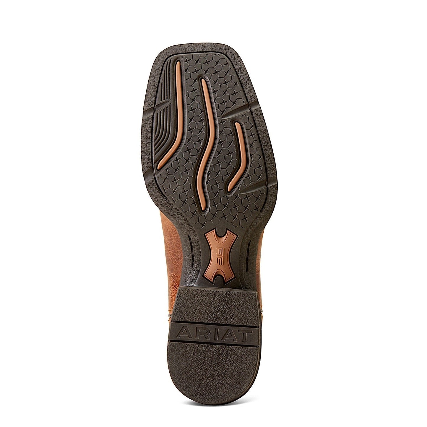 Ariat Men's Sport Cool VentTEK Western Boot - Dark Tan/Two Tone Tan