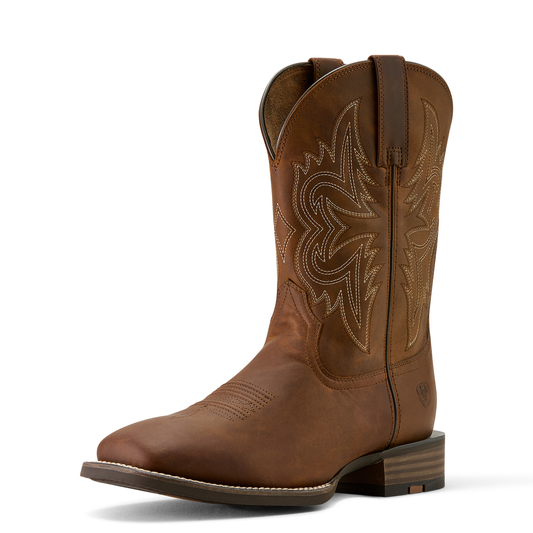 Ariat Men's Big Rig Western Cowboy Boot - Distressed Brown