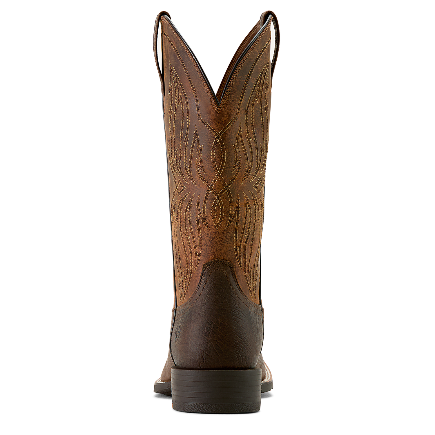Ariat Men's Sport Rustler Cowboy Boot - Toffee Hippo Print/Rich Oak